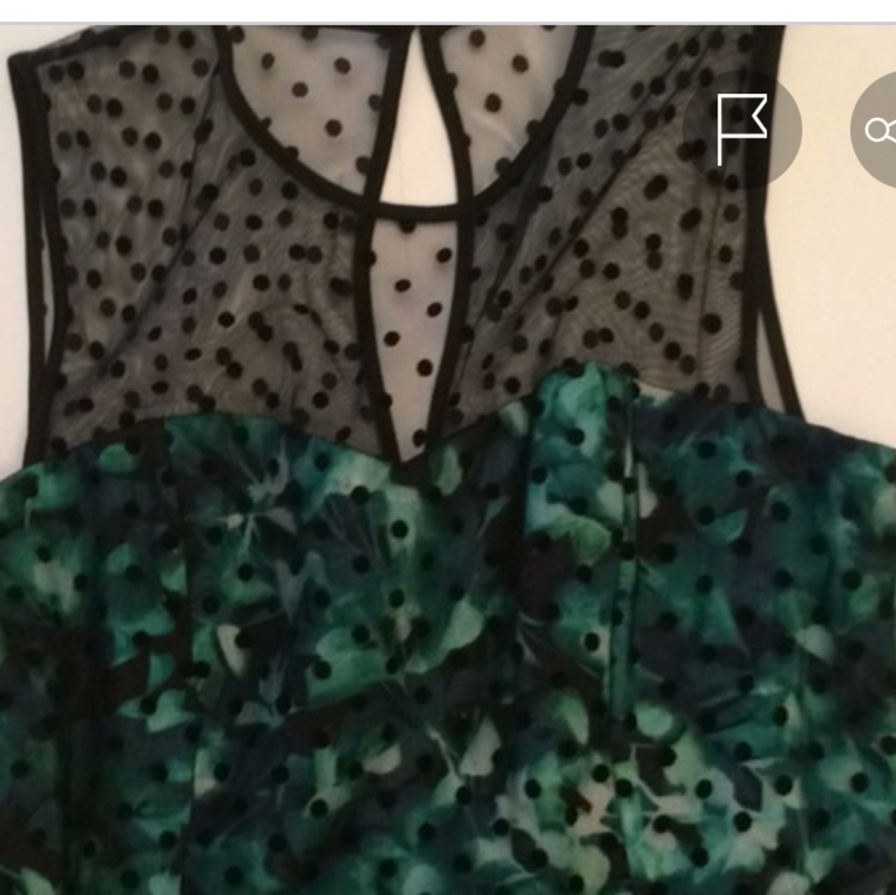Chetta B Sheer Lace Ombre Dress - Picture 2 of 4
